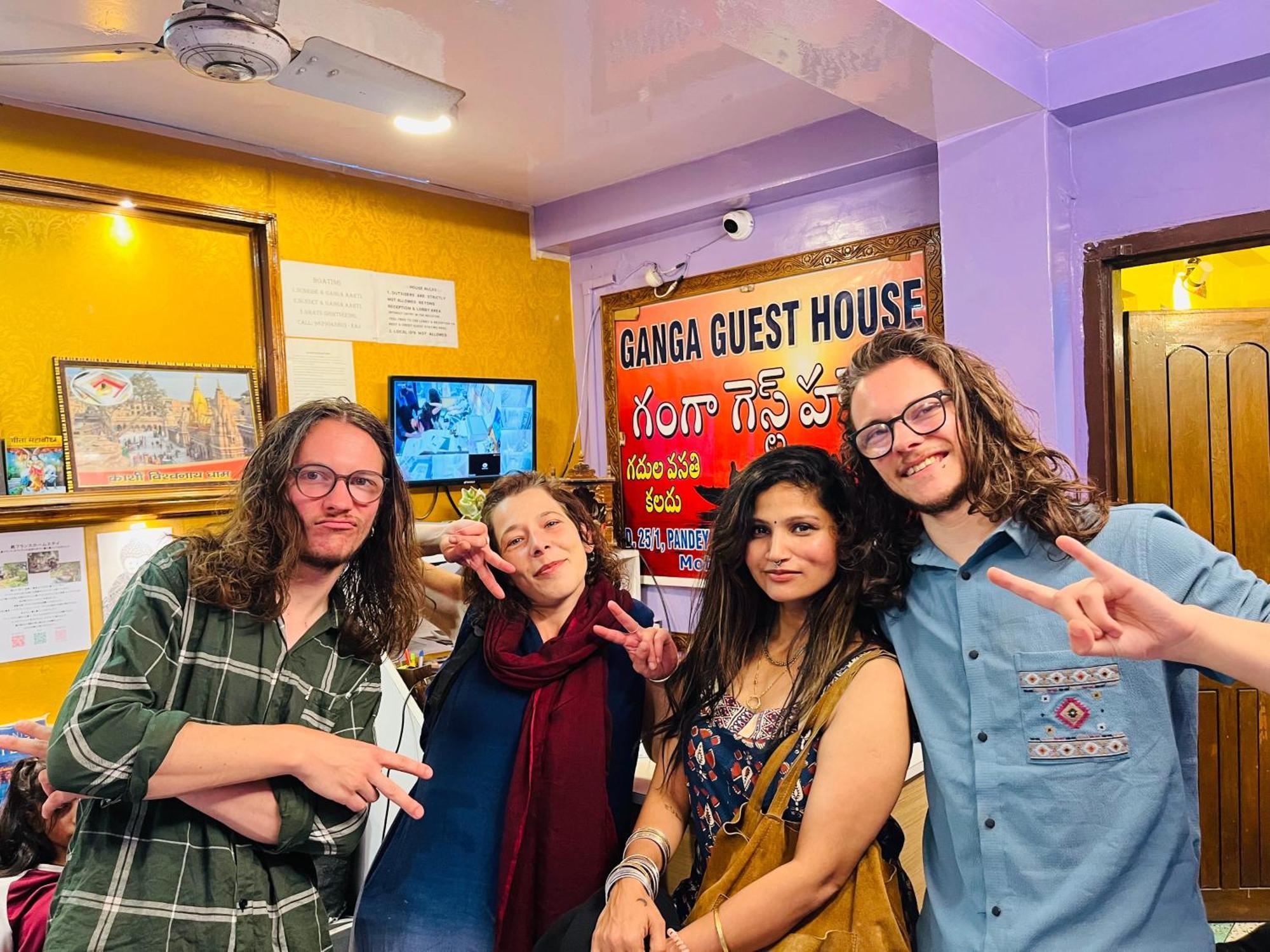 Ganga Guest House Варанаси Экстерьер фото